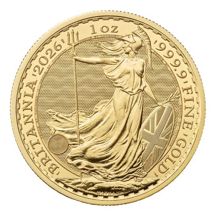 英國不列顛女神1盎司金幣(2026年)